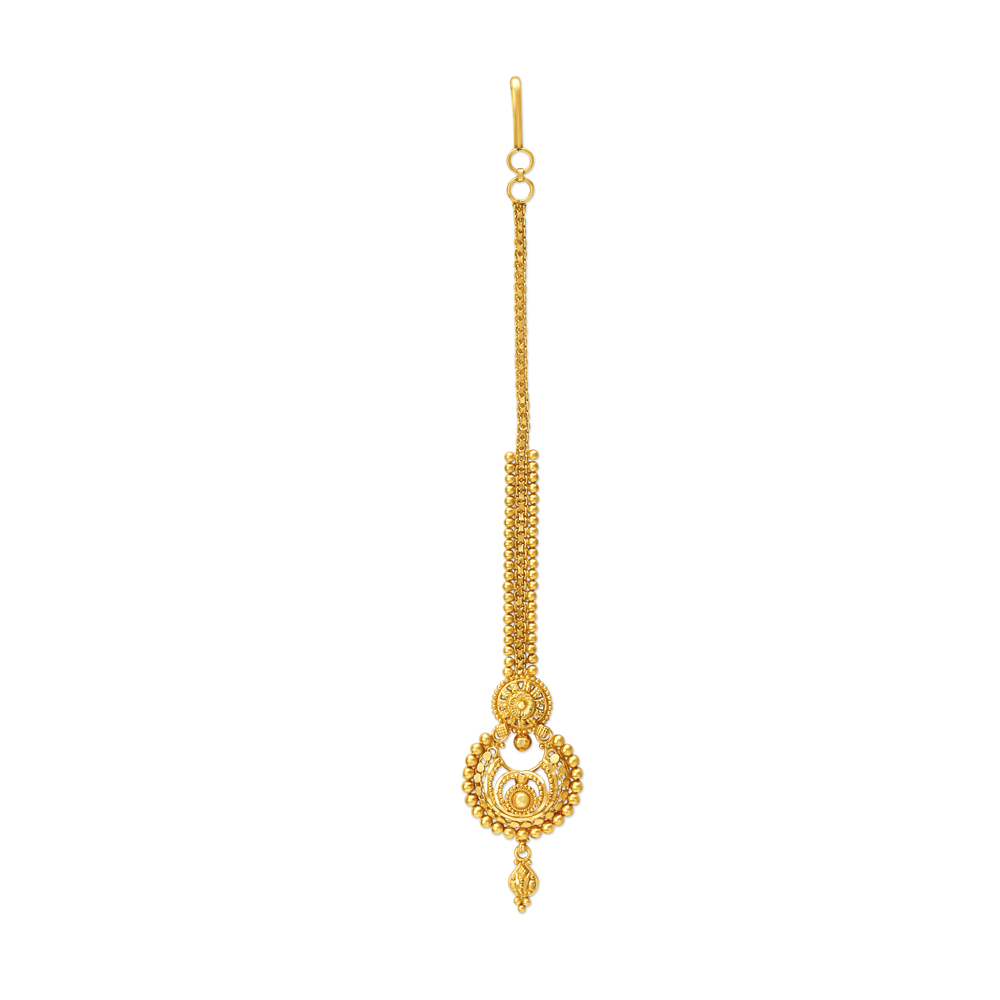 Buy Hypnotic Gold Maang Tikka For The Bengali Bride At Best Price