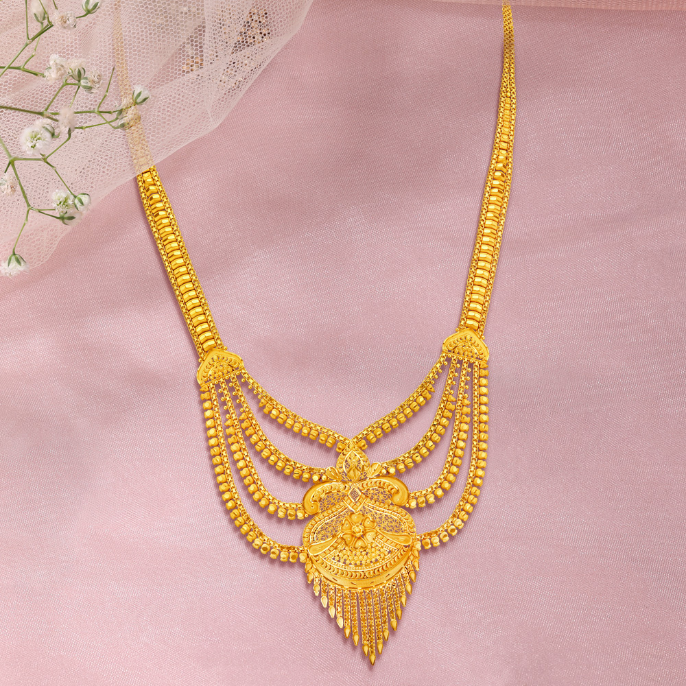 Buy Stately Layered Rani Haram at Best Price | Tanishq US