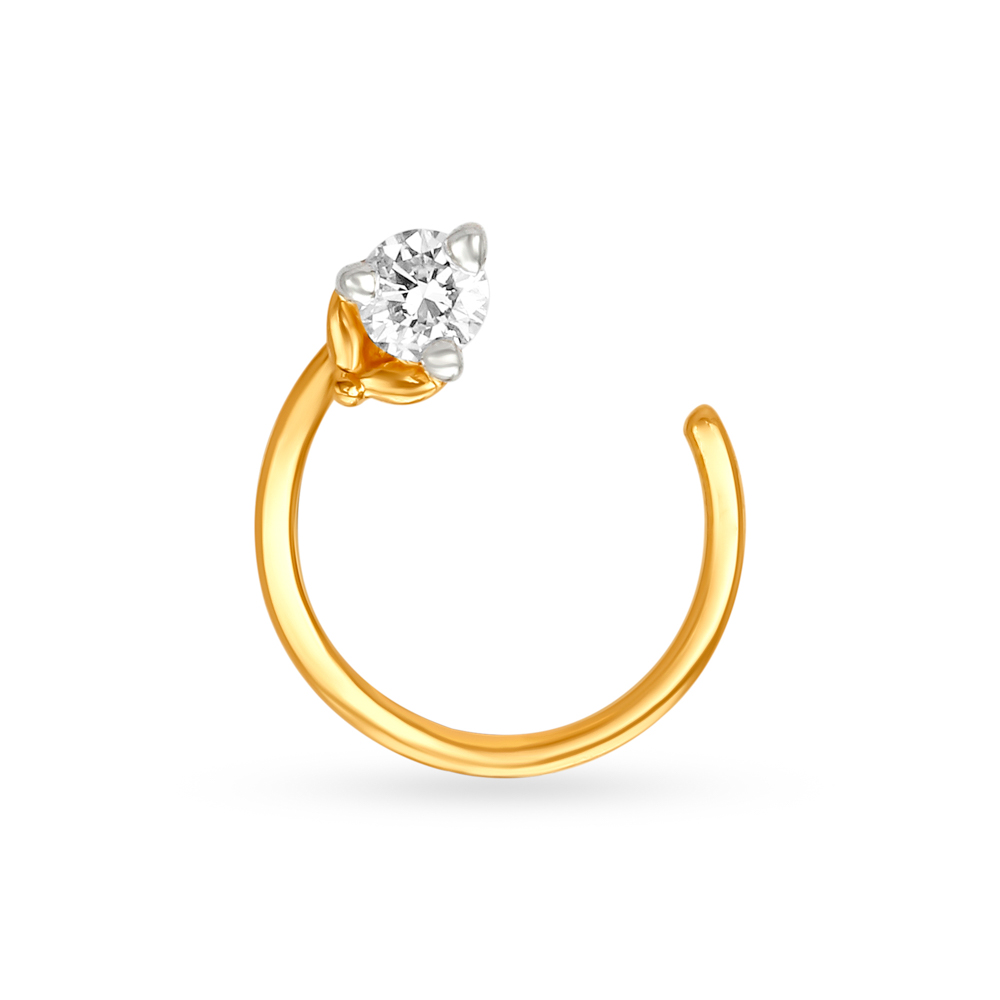 Buy Sparkling Charming Diamond Nose Pin at Best Price | Tanishq US