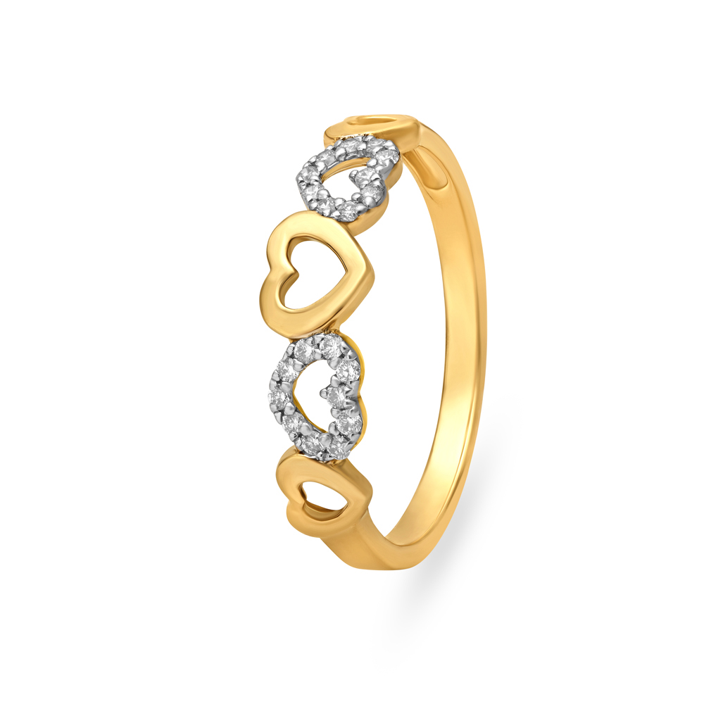 Buy Romantic Heart Shaped Diamond Ring at Best Price | Tanishq US