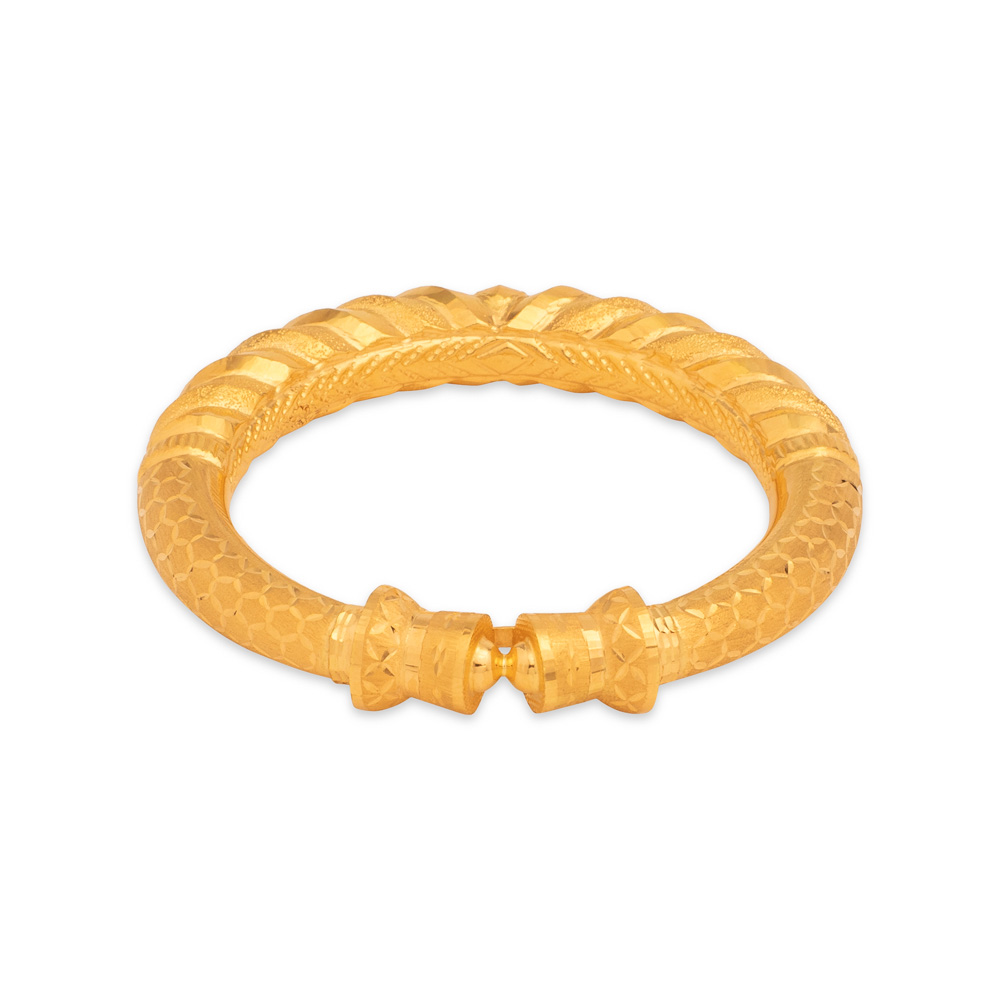 Buy Legacy of Elegance Traditional Gold Bangle at Best Price  Tanishq US