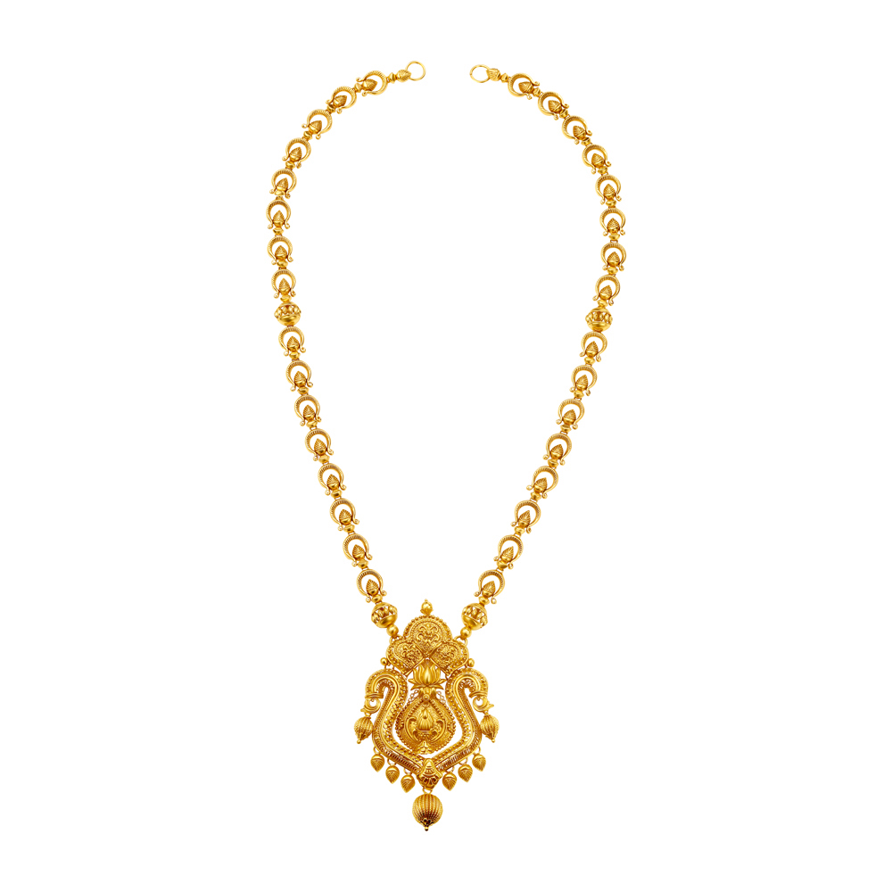 Buy Splendid Traditional Gold Haram at Best Price | Tanishq US